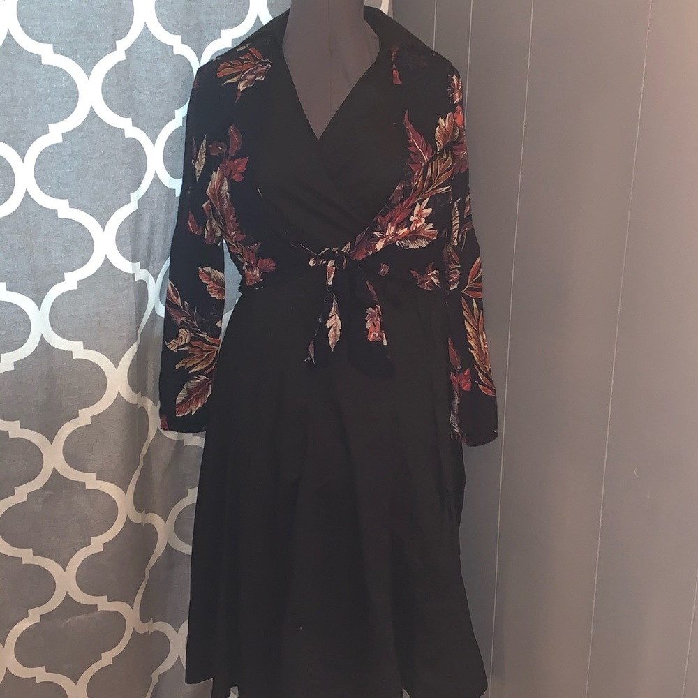 Flowery cardigan